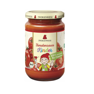 BIO sos pomidorowy dla dzieci bezglutenowy 350 g Zwergenwiese