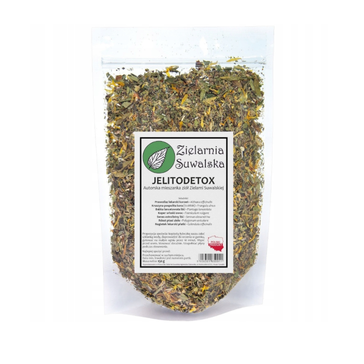 Jelitodetox™ mieszanka ziołowa 150 g – Zielarnia Suwalska
