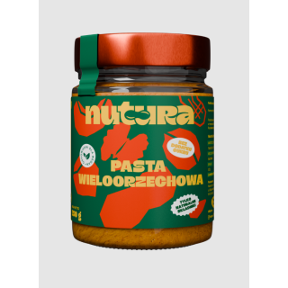 Pasta Wieloorzechowa 100% naturalna, bez cukru - Nutura 250 g