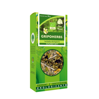 Gripoherbs EKO 50g – Ekologiczna Herbatka na Odporność i Przeziębienie