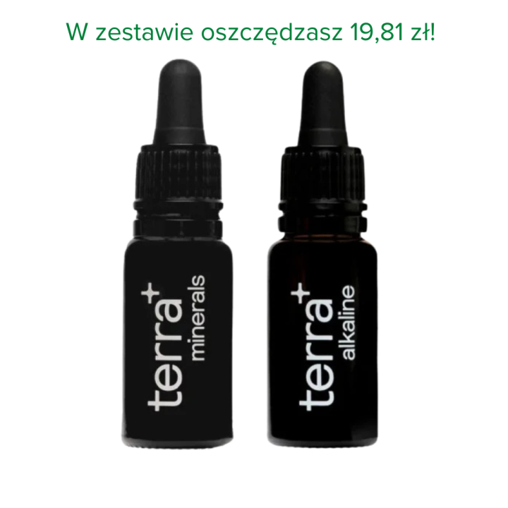 Zestaw Terra+ Alkaline + Minerals | Kwas fulwowy + minerały – taniej