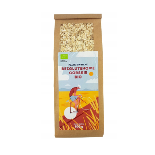 Płatki Owsiane Bezglutenowe Górskie BIO 500g | Pięć Przemian