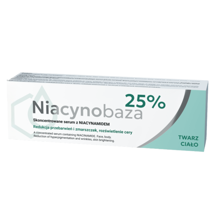 Niacynobaza 25% serum z niacynamidem 30 g – przebarwienia i pory