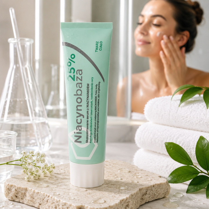 Niacynobaza 25% serum z niacynamidem 30 g – przebarwienia i pory