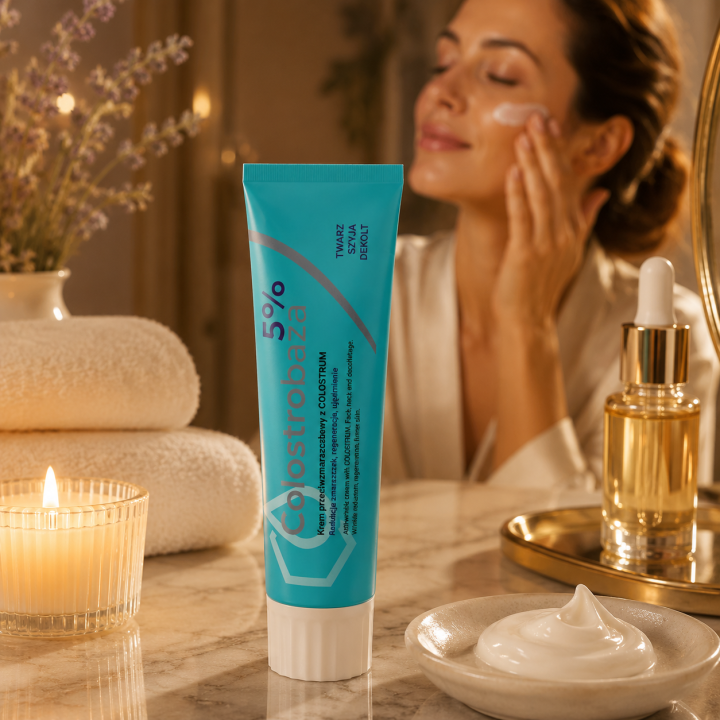 Colostrobaza 5% krem z colostrum 30 g – regeneracja i redukcja zmarszczek