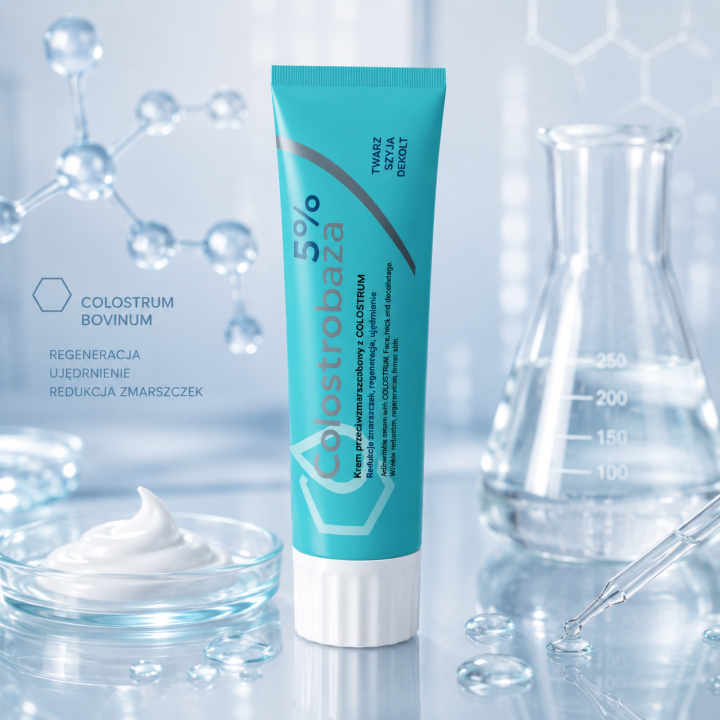 Colostrobaza 5% krem z colostrum 30 g – regeneracja i redukcja zmarszczek