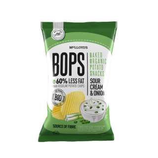 Chipsy Ziemniaczane Pieczone Śmietanka z Cebulką BIO 85g