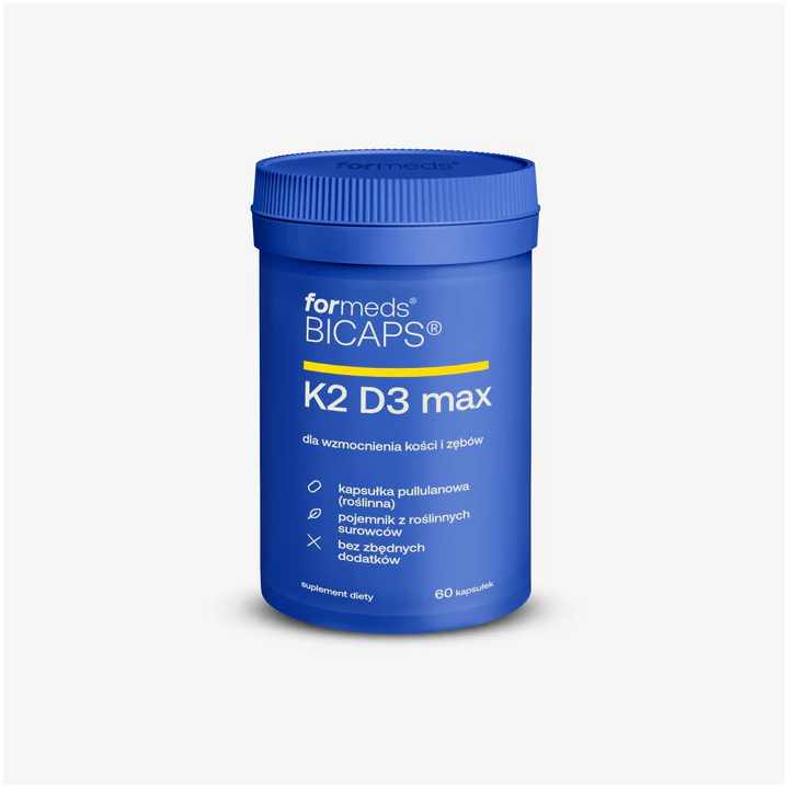 BICAPS K2 D3 MAX 4000 IU – witamina D3 + K2 MK-7