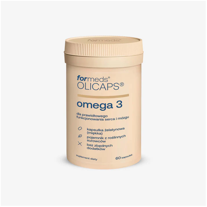 OLICAPS Omega 3 DHA EPA TG – wsparcie serca i mózgu