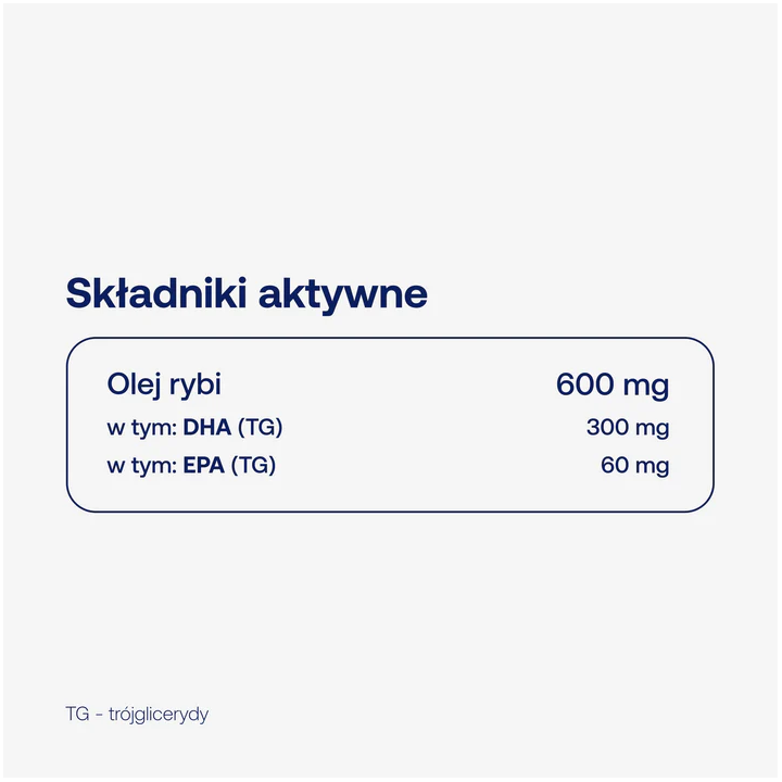 OLICAPS Omega 3 DHA EPA TG – wsparcie serca i mózgu