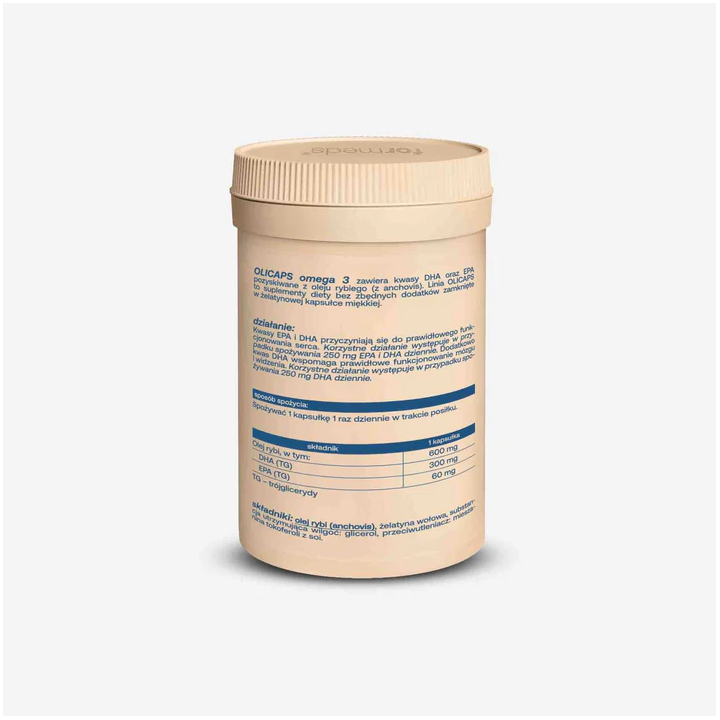 OLICAPS Omega 3 DHA EPA TG – wsparcie serca i mózgu