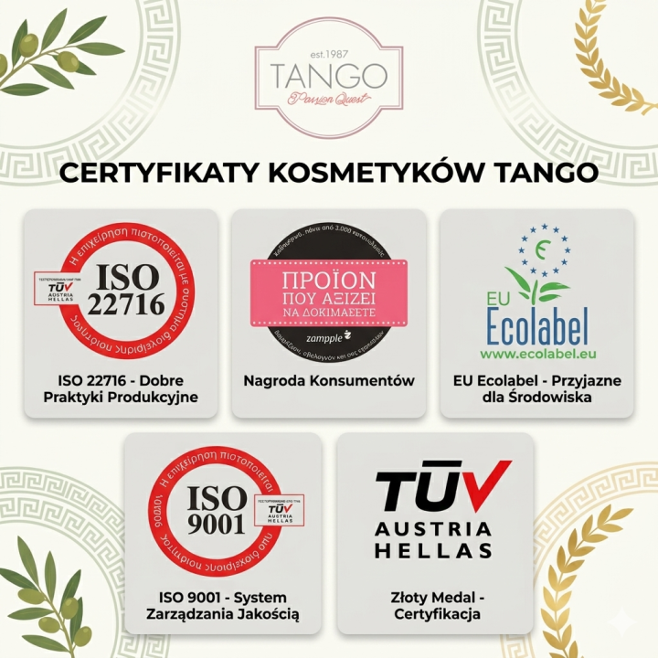 Szampon do włosów z oliwą z oliwek TANGO Grecki 250 ml