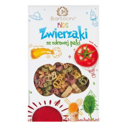 BIO BARTOLINI KIDS Makaron dla Dzieci Zwierzaki ze Zdrowej Paki 250g