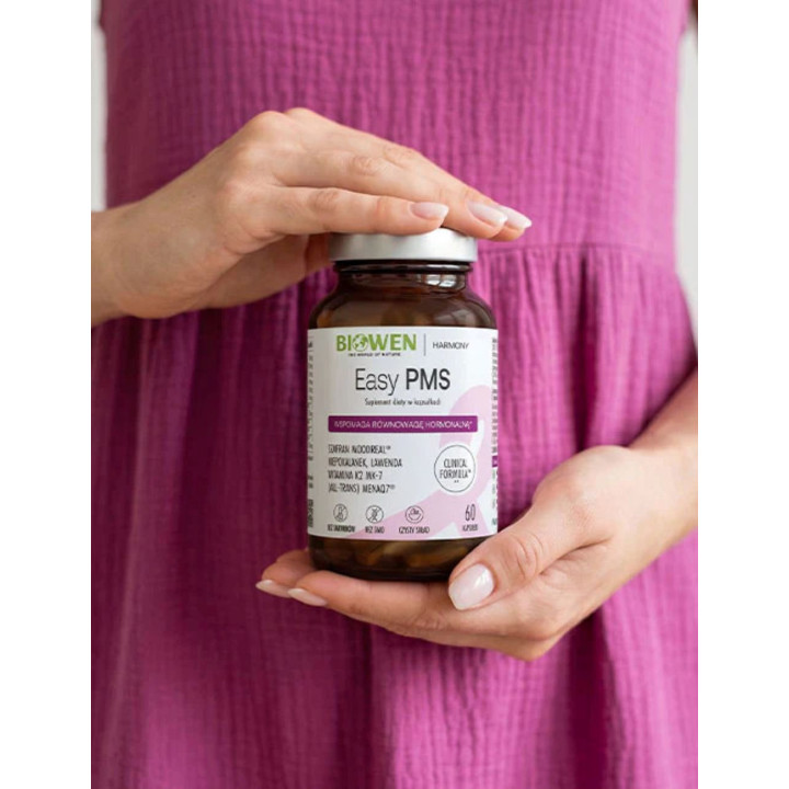 Easy PMS Biowen 60 kapsułek – wsparcie przy PMS i równowadze hormonalnej