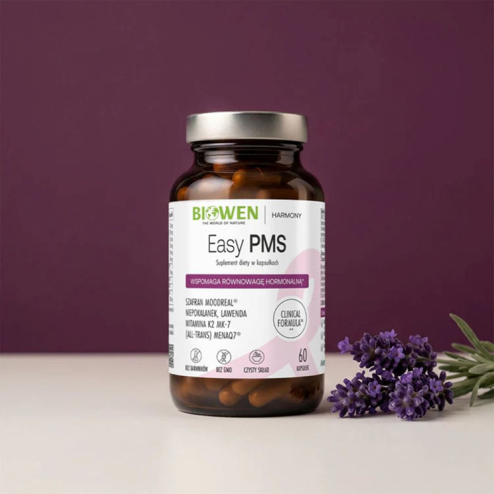 Easy PMS Biowen 60 kapsułek – wsparcie przy PMS i równowadze hormonalnej
