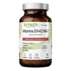Witamina D3 + K2 Biowen 90 kapsułek