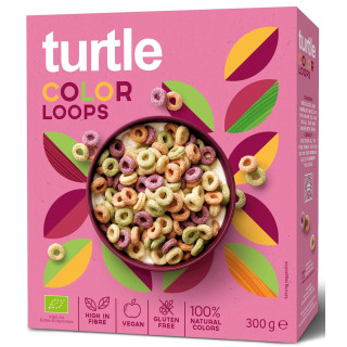 Kółka Zbożowe Kolorowe Bezglutenowe BIO 300 g Turtle