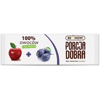 Przekąska owocowa jabłkowo-śliwkowa Porcja Dobra 16 g