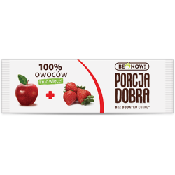 Przekąska owocowa jabłkowo-truskawkowa Porcja Dobra 16 g