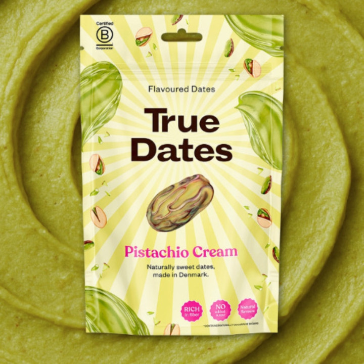 True Dates Pistachio Cream 100g – Daktyle o Smaku Kremu Pistacjowego