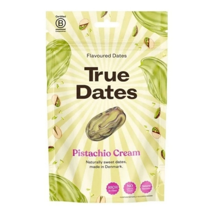 True Dates Pistachio Cream 100g – Daktyle o Smaku Kremu Pistacjowego