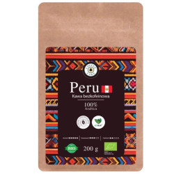 ECOBLIK Kawa Ziarnista Bezkofeinowa Peru 100% Arabica BIO 200 g