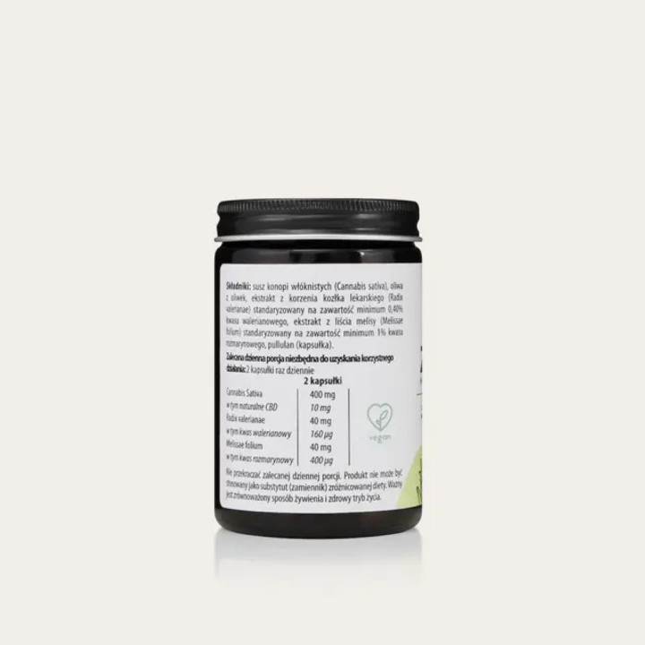 Zioła na dobry nastrój 500 mg CBD 100 kapsułek | Kombinat Konopny