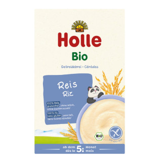 BIO KASZKA RYŻOWA BEZ DODATKU CUKRÓW BEZGLUTENOWA OD 5 MIESIĄCA 250 g - HOLLE