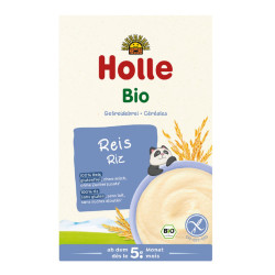 BIO KASZKA RYŻOWA BEZ DODATKU CUKRÓW BEZGLUTENOWA OD 5 MIESIĄCA 250 g - HOLLE