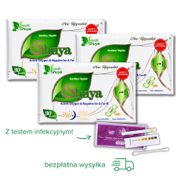 Wkładki Higieniczne Shuya Health – Antybakteryjne, zestaw 3 opakowań, naturalna bawełna BEZPŁATNA DOSTAWA