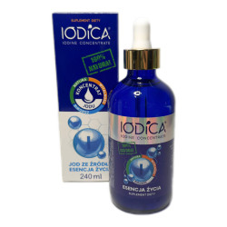 IODICA Naturalny Koncentrat Jodu 240 ml - szkło