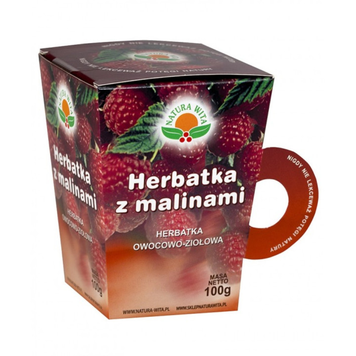 Herbatka z Malinami 100 g - Natura Wita