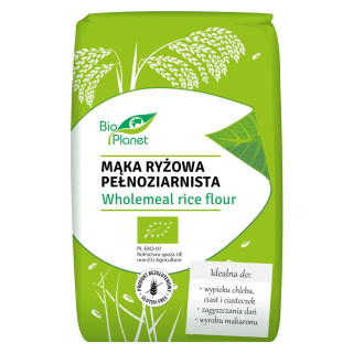 BIO Mąka Ryżowa Pełnoziarnista BIO Planet 500 g