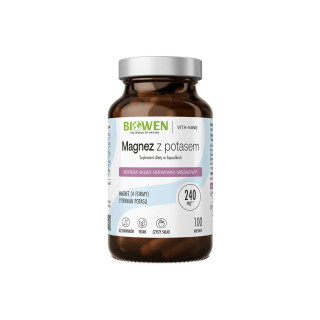 Magnez z Potasem Biowen (100 kaps.)