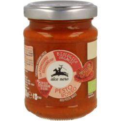 BIO Pesto Czerwone z suszonych pomidorów Alce Nero 130 g