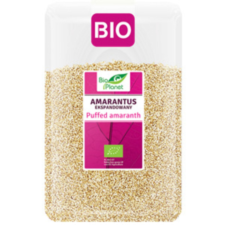 Amarantus Ekspandowany BIO 200 g BIO PLANET | Bez Cukru