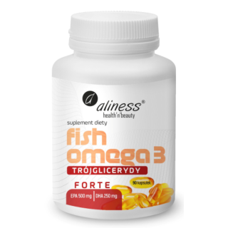 Aliness Fish Omega 3 Forte 500/250 mg TG – 90 kapsułek