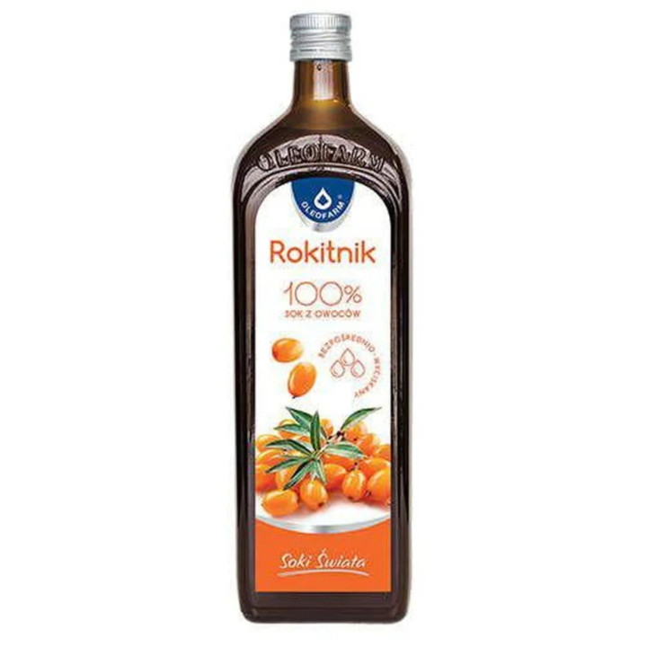 Oleofarm Sok z rokitnika 100% NFC 490 ml
