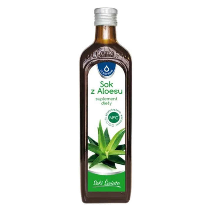 Oleofarm Sok z aloesu NFC 500 ml – 99,7% Aloe Vera