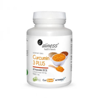 Curcumin 3 PLUS Curcuma longa 500 mg Piperin 1 mg 60 kaps