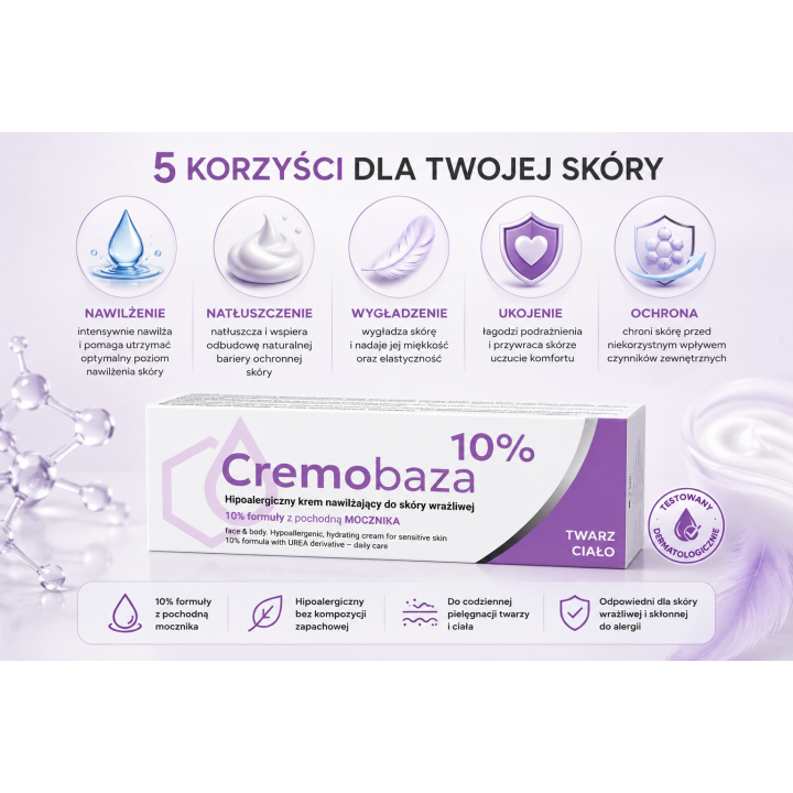 Cremobaza 10% 30 g – krem z pochodną mocznika