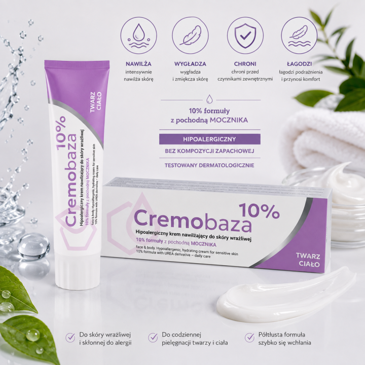 Cremobaza 10% 30 g – krem z pochodną mocznika