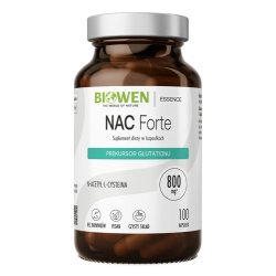 NAC Forte Biowen 800 mg 100 kapsułek – N-acetylo-L-cysteina