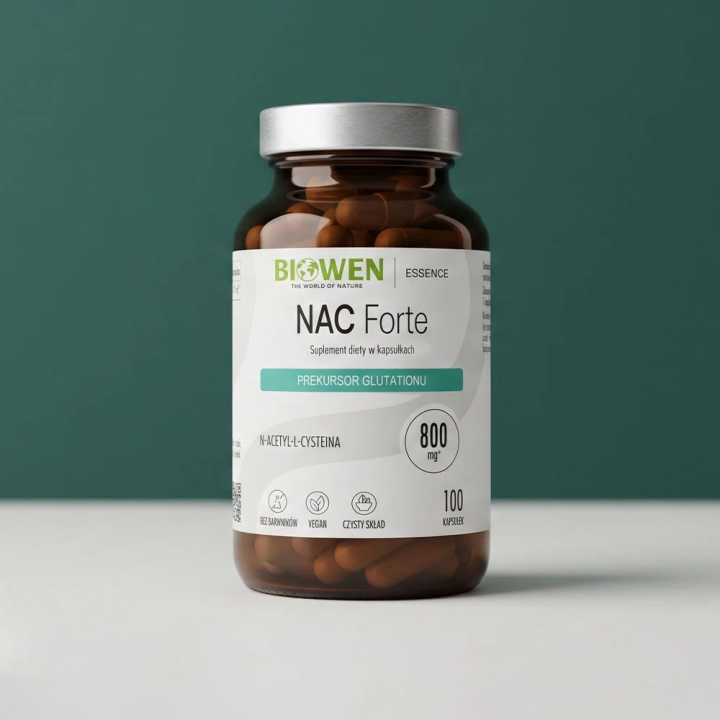 NAC Forte Biowen 800 mg 100 kapsułek – N-acetylocysteina