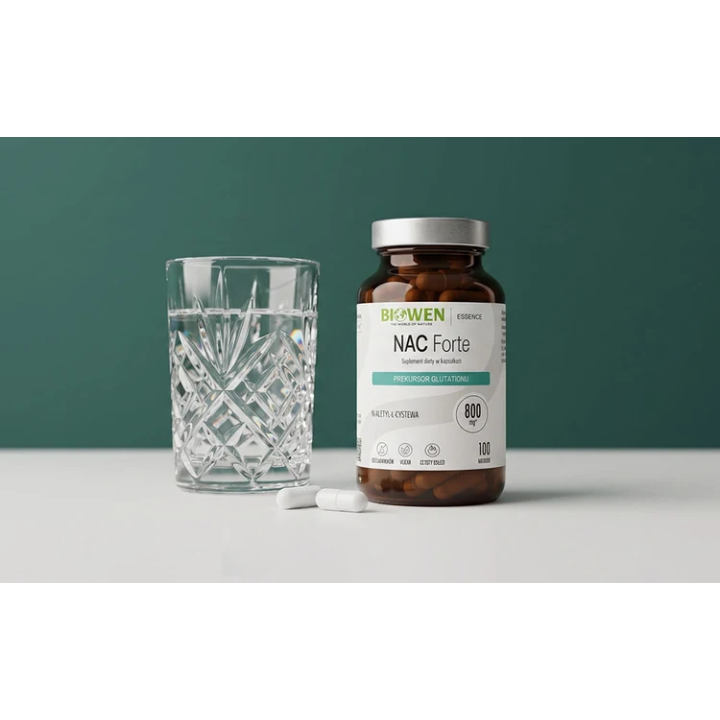 NAC Forte Biowen 800 mg 100 kapsułek – N-acetylocysteina