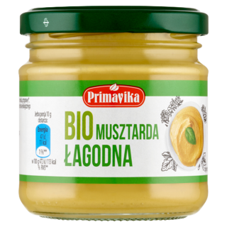 Musztarda łagodna BIO 170 g Primavika Primaeco
