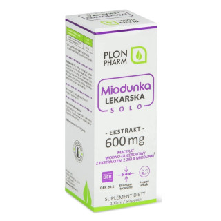 Plon Pharm Miodunka Lekarska 20:1 600 mg 100 ml