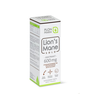 Plon Pharm Lion’s Mane Solo 600 mg 100 ml – ekstrakt