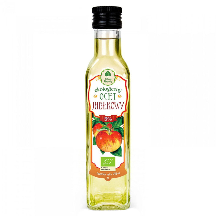 Dary Natury Ocet Jabłkowy EKO 250 ml – ekologiczny