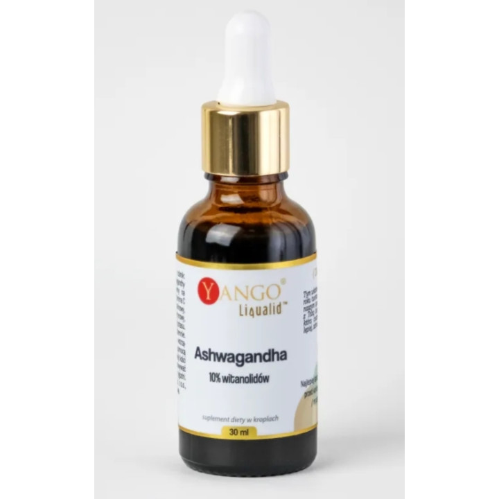 Yango Ashwagandha 10% Witanolidów Krople 30 ml